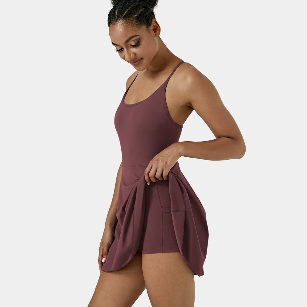 Halara Everyday Cloudful 2-in-1 Activity Dress-Jubilee